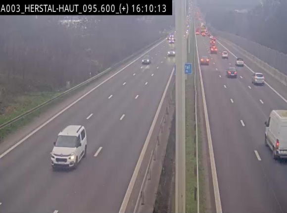 Webcam autoroute Belgique - Herstal - E40 direction Aix-la-Chapelle - BK 97