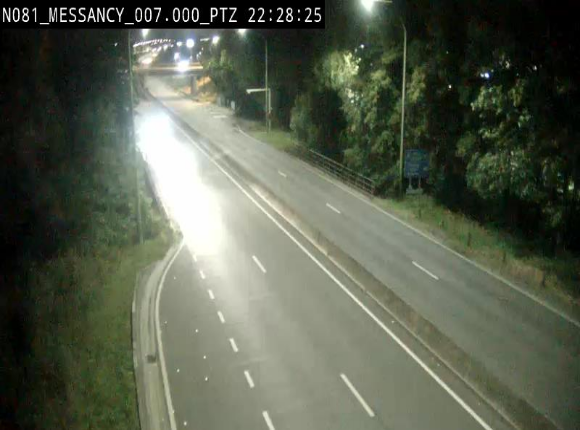 Webcam sur la N81 (E411) à hauteur du Cora Messancy. Vue orientée vers Arlon