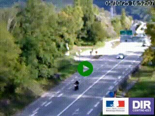 Webcam info trafic à proximité de Vizille sur la N85, au niveau du point de vue du Saut du Moine à Champagnier