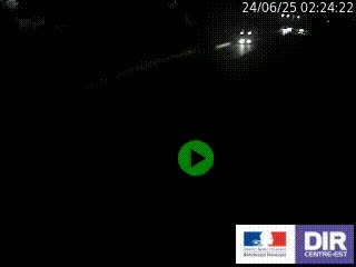Caméra autoroutière sur l'A47 à hauteur de Givors, a proximité de Lyon. La webcam est orientée vers Lyon