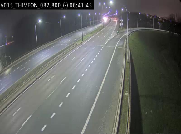 Caméra trafic Belgique - Thiméon - E42, jonction avec A54 (E420) direction La Louvière/Charleroi - BK 82.82