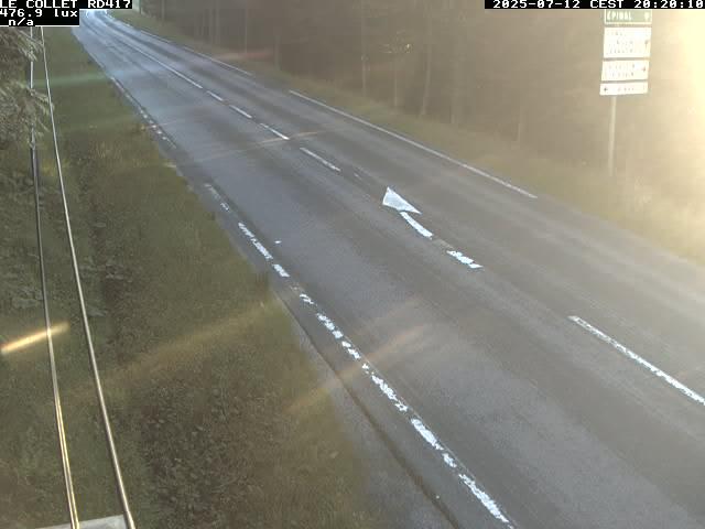 Caméra du Collet sur la route de Colmar (D417)