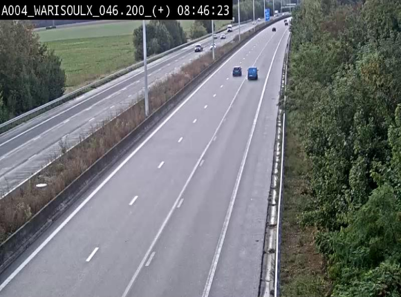 Webcam autoroute Belgique - Warissoulx - E411 - BK 46.2