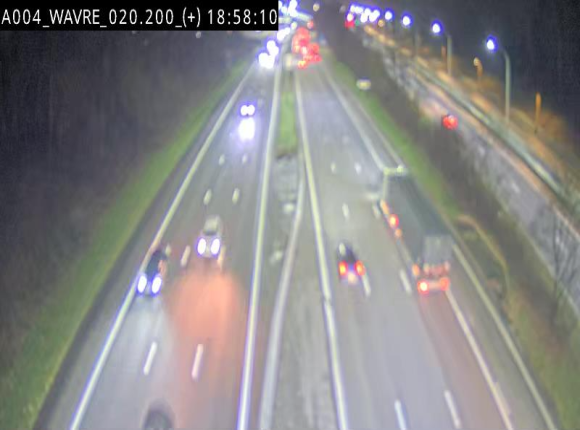 Webcam @ Wavre-sud KP 19.6, A4/E411