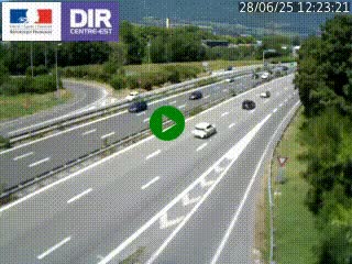 Caméra routière à hauteur de la sortie 15 Chambéry-centre au PK 4,103 en direction d'Albertville