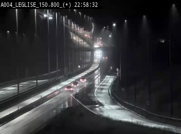 Caméra autoroute Belgique - Côte de Léglise, E411(A4) direction Luxembourg