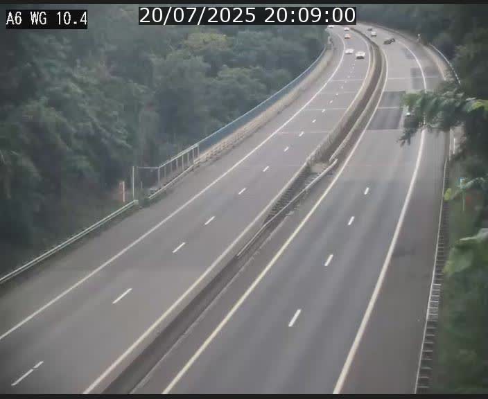 Traffic live webcam Luxembourg Mamer - A6 - BK 10.4 - direction Luxembourg/France/Allemagne