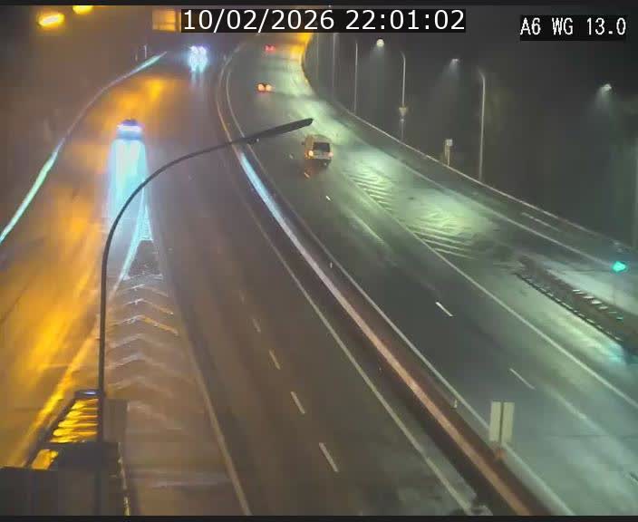 Traffic live webcam Luxembourg Mamer - A6 - BK 13 - direction Luxembourg/France/Allemagne
