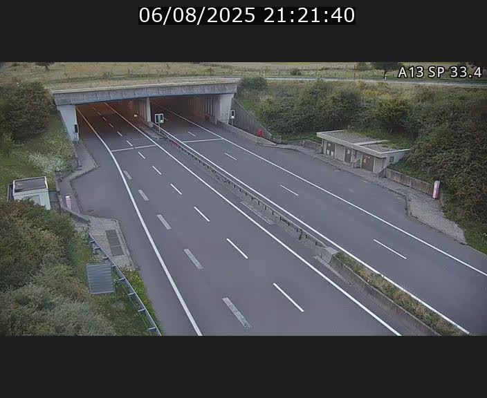 Webcam trafic sur A13 à hauteur d'Altwies en direction de Mondorf-les-bains et en provenance de l'Allemagne