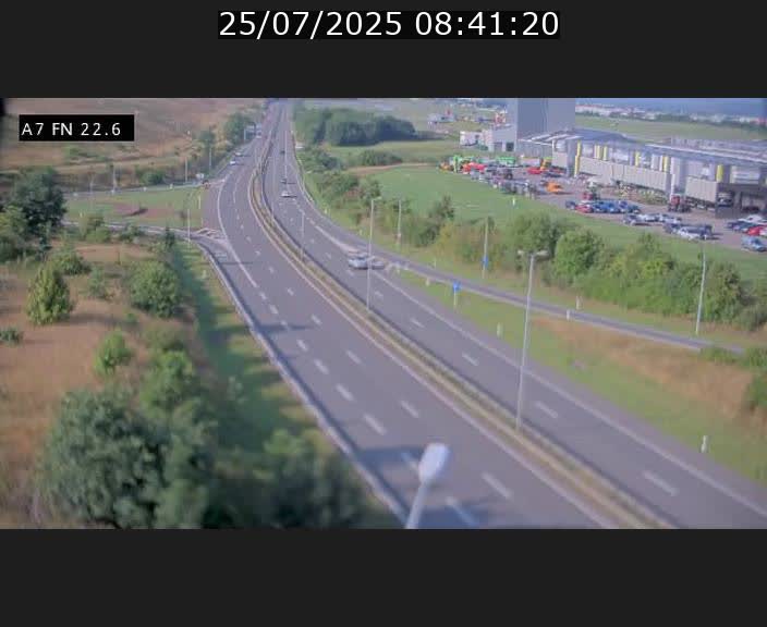 Caméra trafic Luxembourg - A7, Colmar-berg direction Mersch