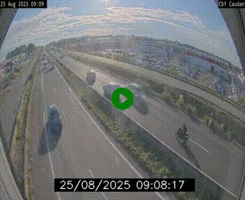 Webcam sur la N165 à hauteur de Caudan, dans le Morbihan.