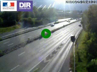 Caméra routière à hauteur de la sortie 15 Chambéry-centre au PK 4,103 en direction d'Albertville