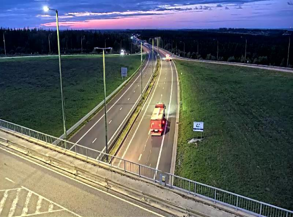 Webcam à la Baraque de Fraiture à la jonction entre l'E25 et la N89 à hauteur de Vielsalm