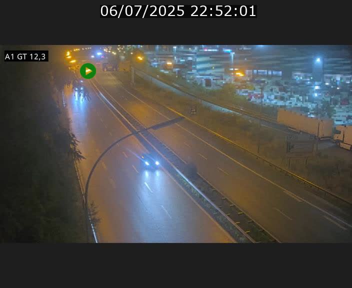 Traffic live webcam Luxembourg Senningerberg - A1 direction Allemagne - BK 12.3