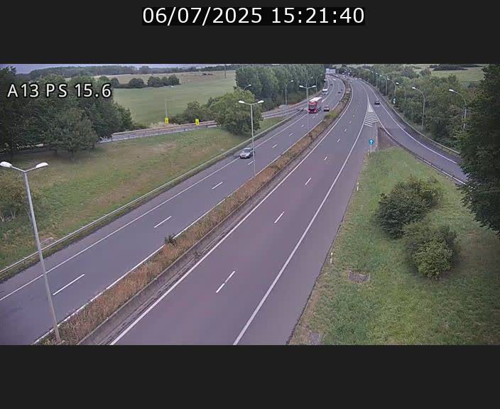 Traffic live webcam Luxembourg Kayl - A13 direction Dudelange - BK 15.6