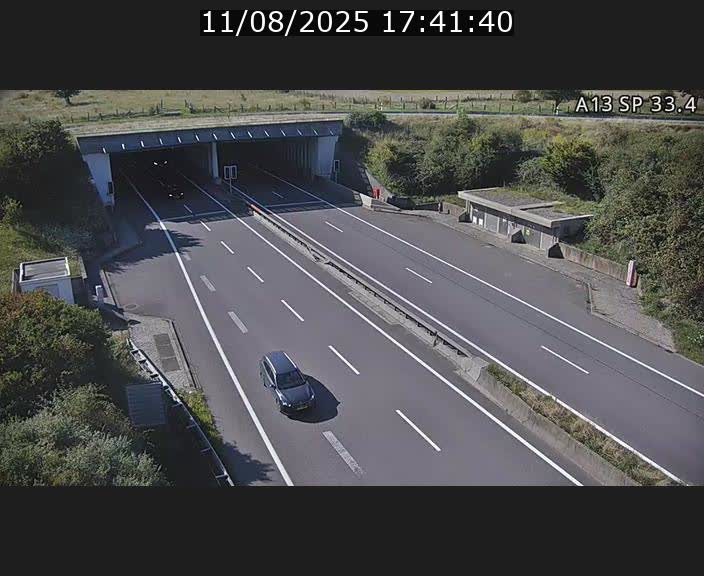 Webcam trafic sur A13 à hauteur d'Altwies en direction de Mondorf-les-bains et en provenance de l'Allemagne