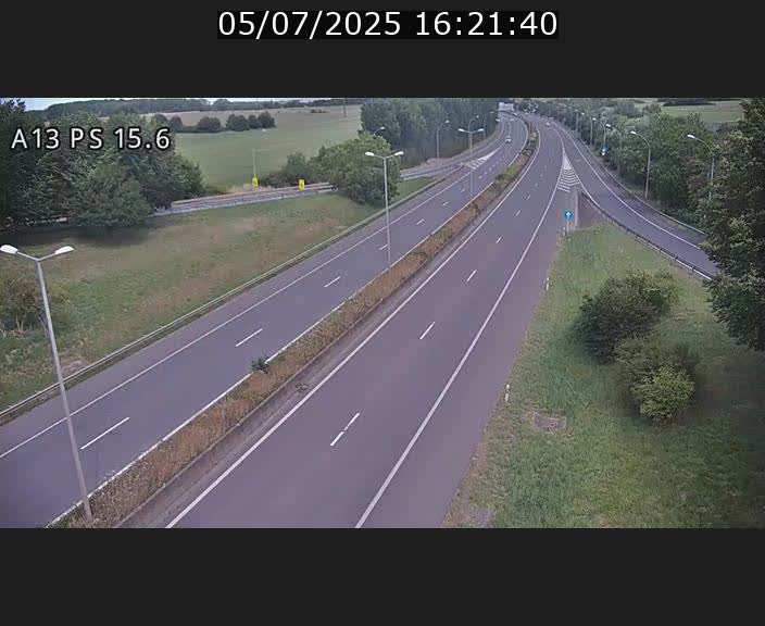 Traffic live webcam Luxembourg Kayl - A13 direction Dudelange - BK 15.6