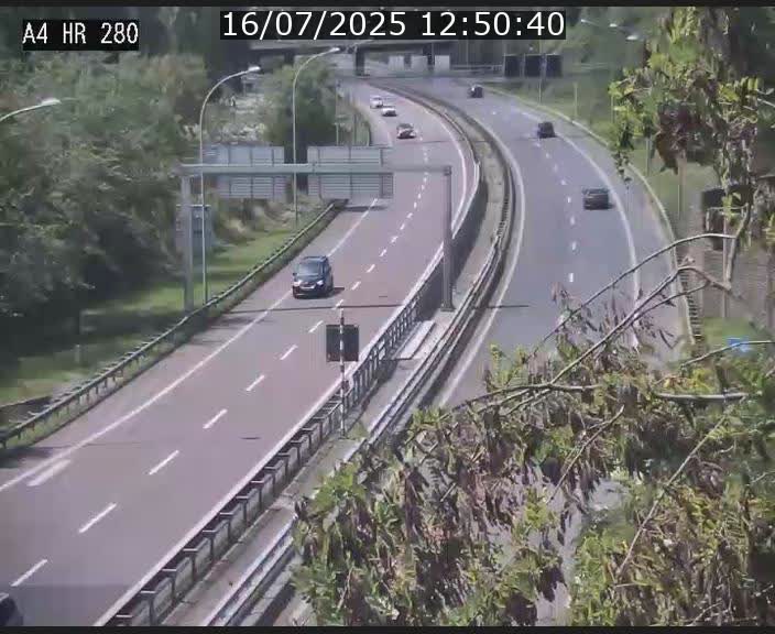 Webcam traffic A4 Luxembourg - BK 0.2 - P+R Bouillon (direction Luxembourg)