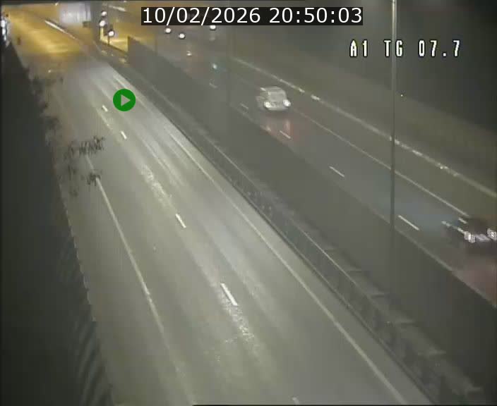 Traffic live webcam Luxembourg Kirchberg - A1 direction Luxembourg-ville - BK 7.7