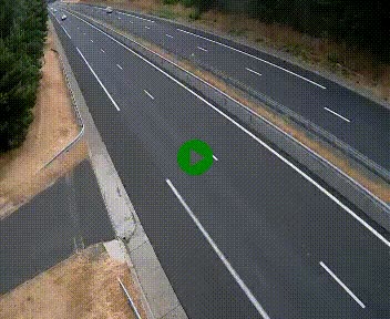 Caméra autoroute A75 à hauteur du col des Issartets en direction de Montpellier