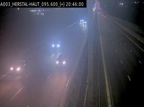 Webcam autoroute Belgique - Herstal - E40 direction Aix-la-Chapelle - BK 97