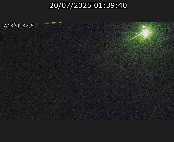 Webcam info trafic A13 à hauteur de Mondorf-les-bains. Vue orientée vers Altwies