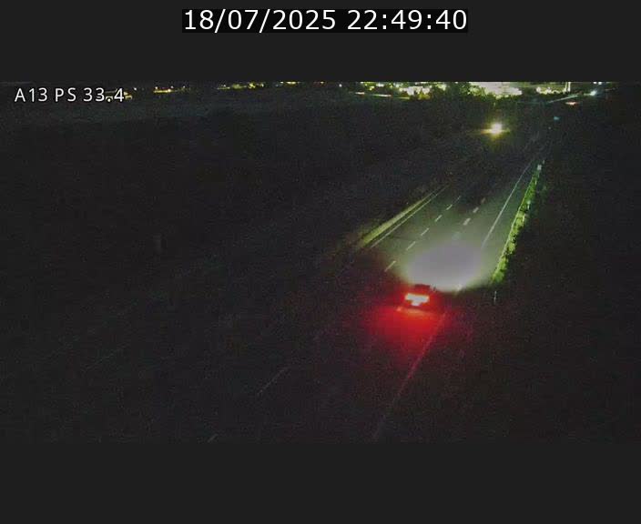 Webcam trafic sur A13 à hauteur de Mondorf-les-Bains en direction d'Altwies