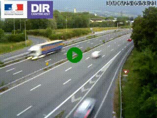 Caméra routière à hauteur de la sortie 15 Chambéry-centre au PK 4,103 en direction d'Albertville