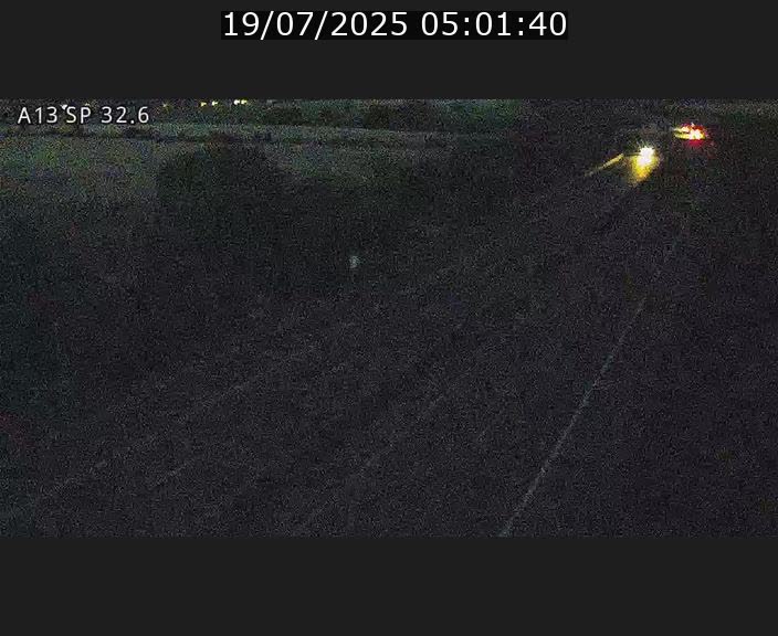 Webcam info trafic A13 à hauteur de Mondorf-les-bains. Vue orientée vers Altwies