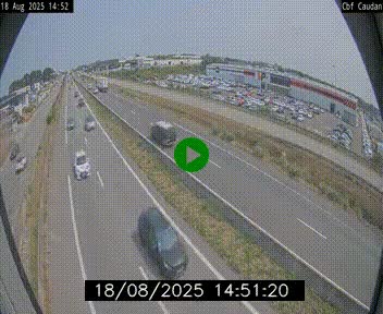 Webcam sur la N165 à hauteur de Caudan, dans le Morbihan.