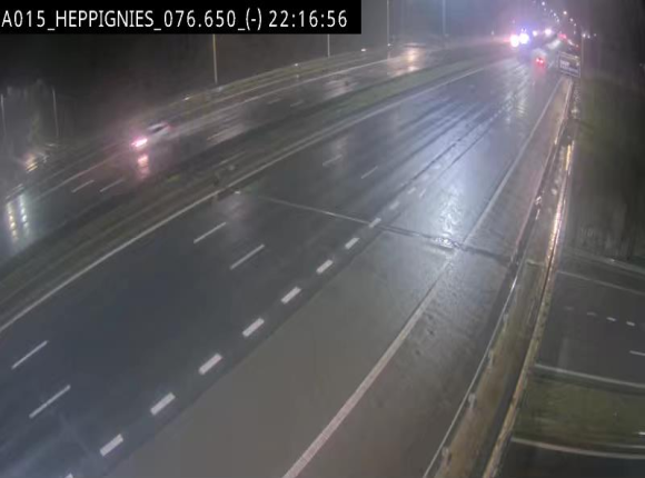 Webcam autoroute Belgique - Heppignies - E42 direction Namur - BK 76.4