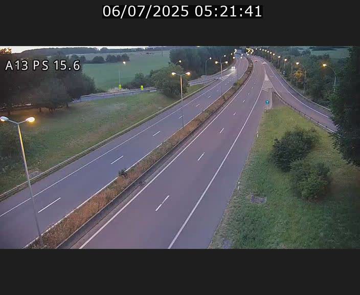 Traffic live webcam Luxembourg Kayl - A13 direction Dudelange - BK 15.6