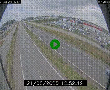 Webcam sur la N165 à hauteur de Caudan, dans le Morbihan.