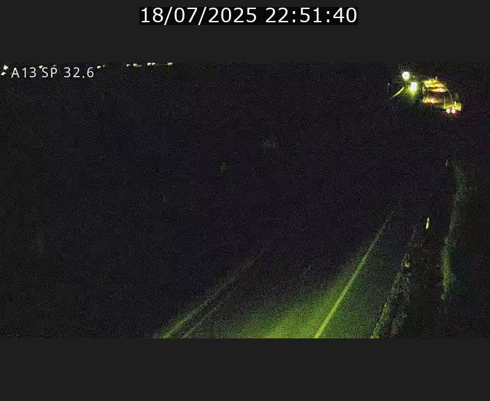 Webcam info trafic A13 à hauteur de Mondorf-les-bains. Vue orientée vers Altwies
