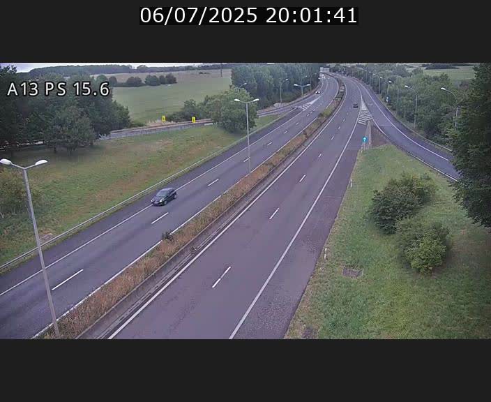 Traffic live webcam Luxembourg Kayl - A13 direction Dudelange - BK 15.6