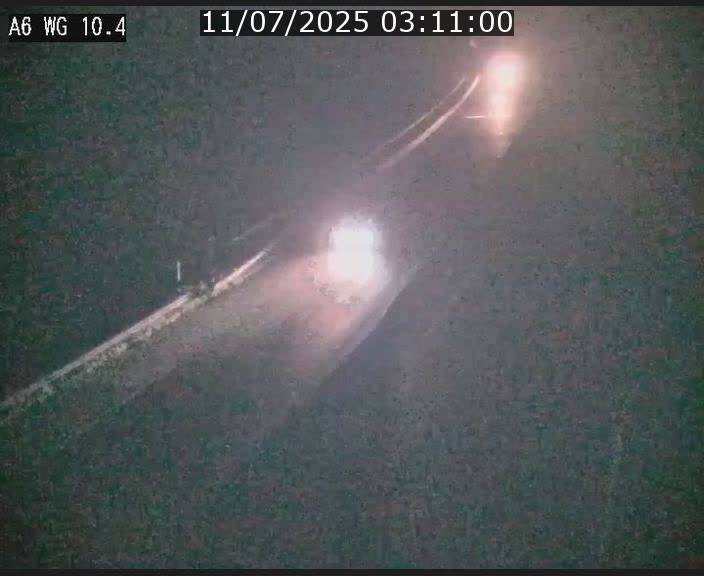 Traffic live webcam Luxembourg Mamer - A6 - BK 10.4 - direction Luxembourg/France/Allemagne