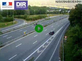 Caméra routière à hauteur de la sortie 15 Chambéry-centre au PK 4,103 en direction d'Albertville