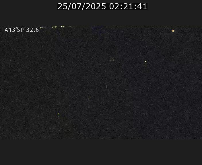 Webcam info trafic A13 à hauteur de Mondorf-les-bains. Vue orientée vers Altwies