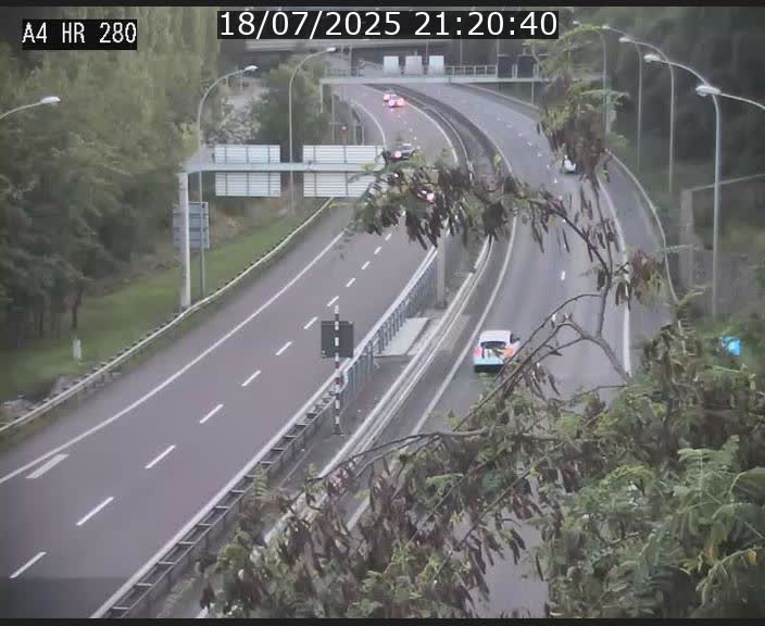 Webcam traffic A4 Luxembourg - BK 0.2 - P+R Bouillon (direction Luxembourg)