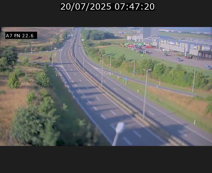 Caméra trafic Luxembourg - A7, Colmar-berg direction Mersch