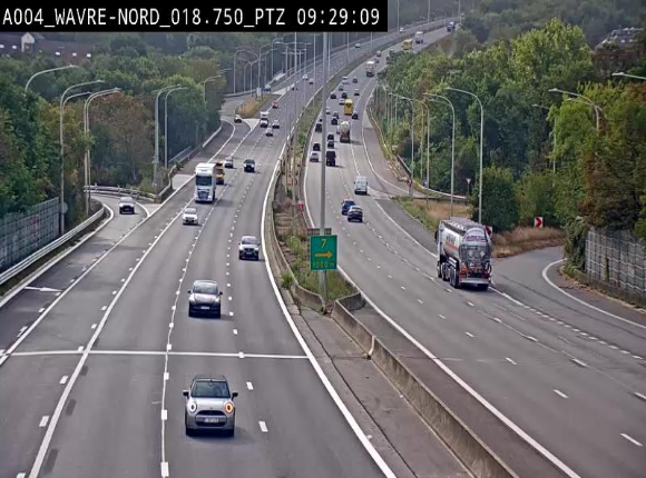 Webcam traffic E411(A4) - BK 18.7 - Bierges (Wavre Nord)