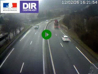 Caméra sur la Nationale 90 (N90) à La Léchère, en direction et à proximité d'Albertville