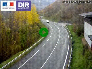 Caméra trafic sur la N90 à Bourg-Saint-Maurice, en provenance d'Aoste et en direction d'Albertville
