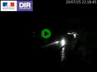 Caméra trafic à Meylan sur la Rocade-Sud de Grenoble en direction d'Aix-en-Provence