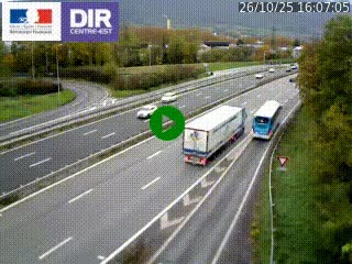 Caméra routière à hauteur de la sortie 15 Chambéry-centre au PK 4,103 en direction d'Albertville