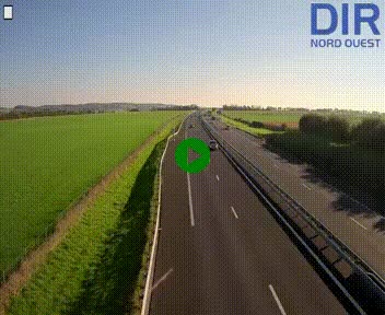 Webcam sur A84 à hauteur de l'échangeur de Poilley avec la N175, au sud d'Avranches