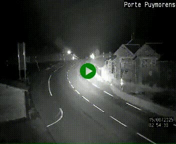 Webcam Col du Puymorens sur N320, en direction de Pas de la Casa (Andorre)