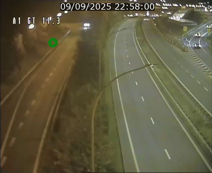 Traffic live webcam Luxembourg Senningerberg - A1 direction Allemagne - BK 11.3