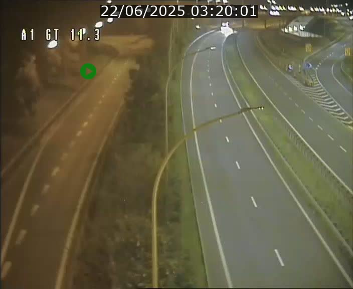 Traffic live webcam Luxembourg Senningerberg - A1 direction Allemagne - BK 11.3