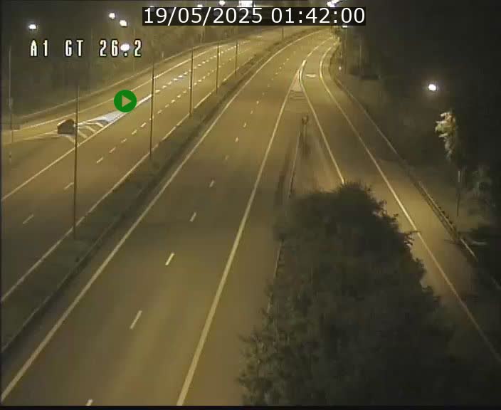 Traffic live webcam Luxembourg Grevenmacher - A1 direction Allemagne - BK 26.2